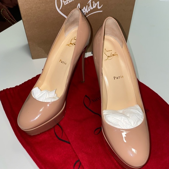 ✨Christian Louboutin Bianca 120 Nude Heels✨ - Picture 13 of 16